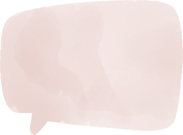 Watercolor Speech Bubble